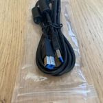USB3.0 Prémium 5 Gbit/s kábel USB-A / USB-B csatlakozókkal, 1.8 méter, fekete nem használt 1Ft-ról fotó