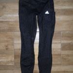 Eredeti ADIDAS sötét kék, leopárd mintás, combtőnél zsebes női fitness, futó nadrág S-es fotó