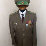 1965M (1965-1970 KÖZÖTTI KORAI) BM HATÁRŐRSÉG ALEZREDESI TÁRSASÁGI EGYENRUHA ÖLTÖZET fotó