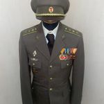 1965M (1980-1990 KÖZÖTTI KÉSŐI) MAGYAR NÉPHADSEREG TÜZÉR SZÁZADOSI ÜNNEPI EGYENRUHA ÖLTÖZET fotó
