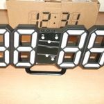 3D multifunkciós digitális LED asztali fali óra ÚJ fotó