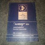 Wartburg 353 személygépkocsi kezelési útmutatója 1972 fotó
