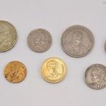 7 darab vegyes fémpénz külföldi, magyar - 1 Ft, NMÁ! fotó