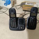Philips hordozható vezetékes telefon 2 db fotó
