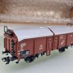 T14 H0 1: 87 Märklin DB (DC) napfénytetős - csúsztatható tetejű tehervagon tároló dobozban fotó