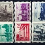 Német megszállás Észtország 1941 Mi.4-9 Postatiszta, falcmentes** Komplett bélyegsor fotó