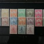 1909 Turul, komplett postatiszta sor fotó