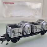 T33 H0 1: 87 Fleischmann 5230 DB (DC) vasútmodell konténerszállító tehervagon dobozában fotó