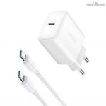 JOYROOM hálózati töltő, 1x Type-C aljzat, 30W, 5V/3A, 9V/3A, 12V/2.5A, PD gyorstöltés támogatás, ... fotó