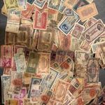 350+ gyenge állapotú magyar és külföldi papírpénz lot fotó