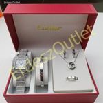 CARTIER óra, szett, 5 részes női ajándék szett, 3 féle modell, A++++ , SAJÁT FOTÓK IS! fotó