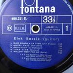 Elek Bacsik - The electric guitar of Elek Bacsik - 1962 Fontana - RITKA francia nyomású jazz LP fotó