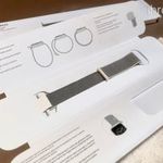 Eredeti APPLE Watch seashell szürke tépőzáras sportszíj, 38mm, 40mm fotó