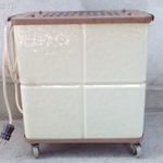 Hordozható elektromos cserépkályha fotó