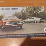 régi retró 1967-es GENERAL MOTORS OPEL TÖBB TÍPUSRÓL prospektus, MAGYAR, hibátlan. fotó