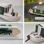 JE11 H0 1: 87 1 db motoros Faller Car System no. 161460 szett lakóhajó + Figurák (Kifutott) fotó