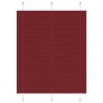 pliszírozott redőny Bordeaux piros 105x100 cm szövetszélesség fotó