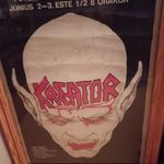 KREATOR KONCERT PLAKÁT AZ EREDETI TAGOK SAJÁT KEZÜ ALÁÍRÁSÁVAL/ILYEN NINCS TÖBB/ fotó
