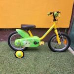 B'Twin bTwin B Twin Decathlonos Dinosaur 500 14" gyerekbicikli tanulókerékkel eladó fotó