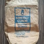 1991 Magyar Cukoripari Tröszt 20kg gyűjtő zsák; m: 40x60cm fotó