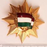 Magyar Népköztársaság Zászlórendje III. fokozata (PV jelzett ezüst Ag 60 mm) fotó