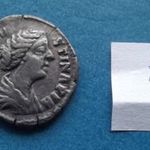 Faustina Filia denár fotó