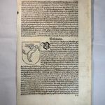 1550 Akasztott ember és ágaskodó ló címeren fametszet, Münster Cosmografia című enciklopédiából fotó