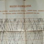 VA3016 MÁV Budapest Keleti -Szabadka vasút- vonat- pálya forgalom - menetrend 1949 -3a fotó