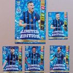 29 darab Internazionale focis kártya a teljes alapsor + Limited, XXL Panini FIFA 365: 2024-2025 fotó