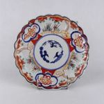 1U508 Antik Japán IMARI kézzel festett porcelán tányér 21 cm fotó