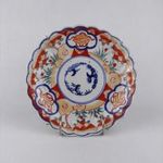 1U509 Antik Japán IMARI kézzel festett porcelán tányér 21.2 cm fotó