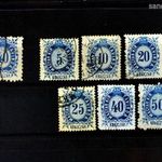 1871 - 1873 KŐNYOMAT ÉS RÉZNYOMAT TÁVIRDA BÉLYEGEK ! fotó