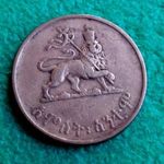 BIRR 5 SANTIM CENT 1936 (1944) ETIÓP FÉMPÉNZ fotó
