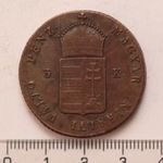 Szabadságharc 3 krajcár 1849 NB fotó