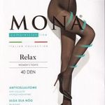 Mona Compression Relax 40den anti cellulite harisnyanadrág lépésbetétes Nero 5-ös méret fotó