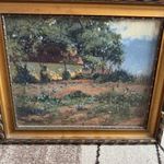 Mérő István Szentjános 1873 olaj festmény fotó
