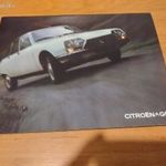 régi retró 1971-es CITROEN GS prospektus, német, hibátlan. fotó