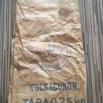 cca 1930 Vas Vármegyei Cukorgyár, Sárvár Kockacukor zsák; m: 30x75cm fotó