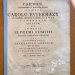 1837 Alkalmi költemény az első szombathelyi nyomdából Gróf Eszterházy Károlyhoz fotó