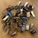 RJ45 csatlakozó sodrott és tömör kábelre CAT6 LAN ethernet 43 darab egyben nem használt 1Ft-ról fotó