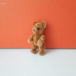 Antik mackó medve régi öreg maci Kemény töltetű vintage maci ! EXTRA fotó