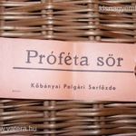 Próféta sör sörös címke 1940-es évek klap fotó