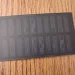 Mini napelem panel , solar cella 5V 50mA 107*61*2mm 0, 25W fotó