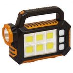 Többfunkciós napelemes hordozható LED reflektor (HS-8029-1-B) fotó