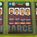 Panini 2022 Top Class FC Barcelona line up kártya szett fotó