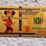 Disney- Minnie : színes, aranyozott, plasztik, fantázia 100$. 2. Csak 700 ft !! fotó