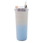 Termosz pohár szívószállal, 500ml fotó
