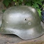 Magyar 2.vh 1935M sisak GY66+korona jelzéssel fotó