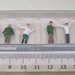 KF5 H0 1: 87 Preiser 14146 rendőrség + közlekedési rendőr figuraszett (6db-os) fotó