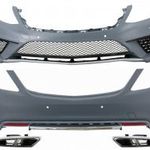 Karosszériakészlet kipufogó-végekkel Króm alkalmas Mercedes S-Class W222 (2013-2017.06.) S63 Desi... fotó